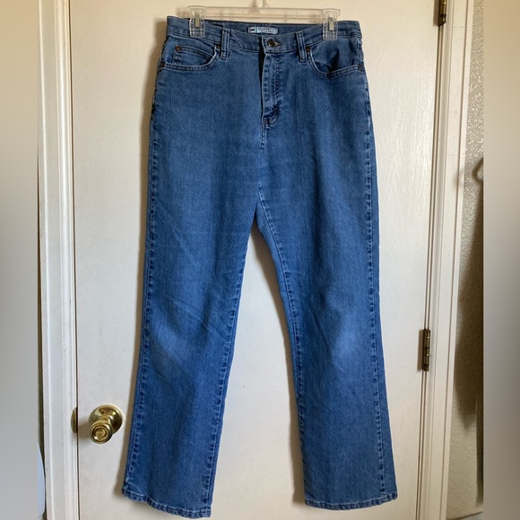 🌞Lee Relaxed Fit at the Waist Medium Wash Denim Jeans #Gy - Picture 1 of 10